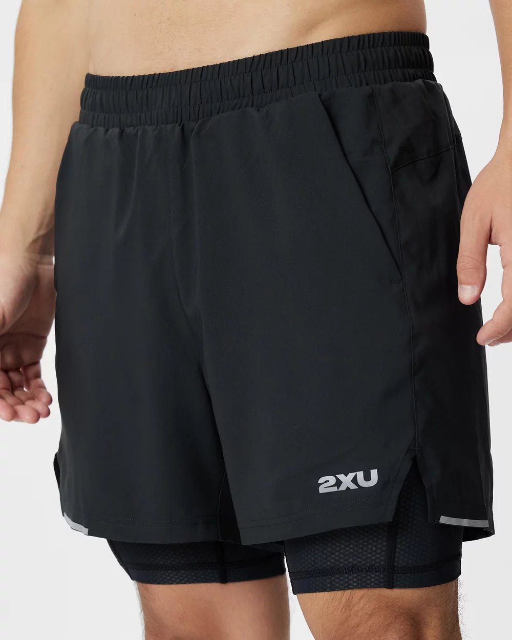 2XU Aero Mesh 2 - in - 1 5inch Shorts - mens - Shorts - Trek, Trail & Fish NZ