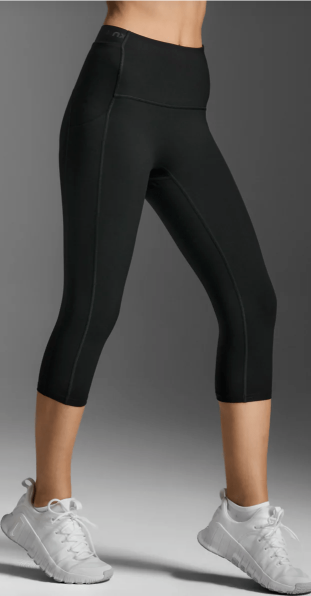 2XU Form Stash Hi - Rise Compression 3/4 Leggings with 5 Pockets - womens - Leggings - Trek, Trail & Fish NZ