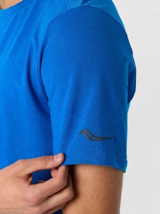 Saucony Stopwatch Short Sleeve - mens - T-shirt - Trek, Trail & Fish NZ