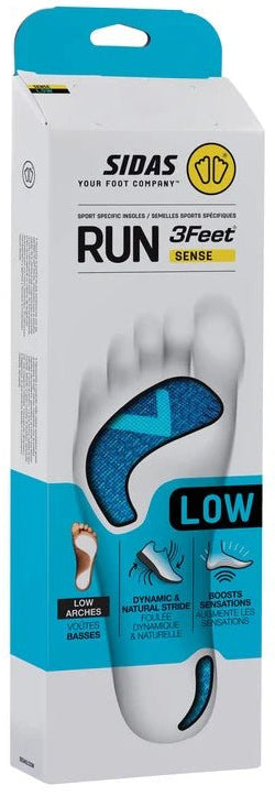 Sidas 3feet Run Sense insoles - for low arches - Footwear - Accessories - Insoles - Trek, Trail & Fish NZ