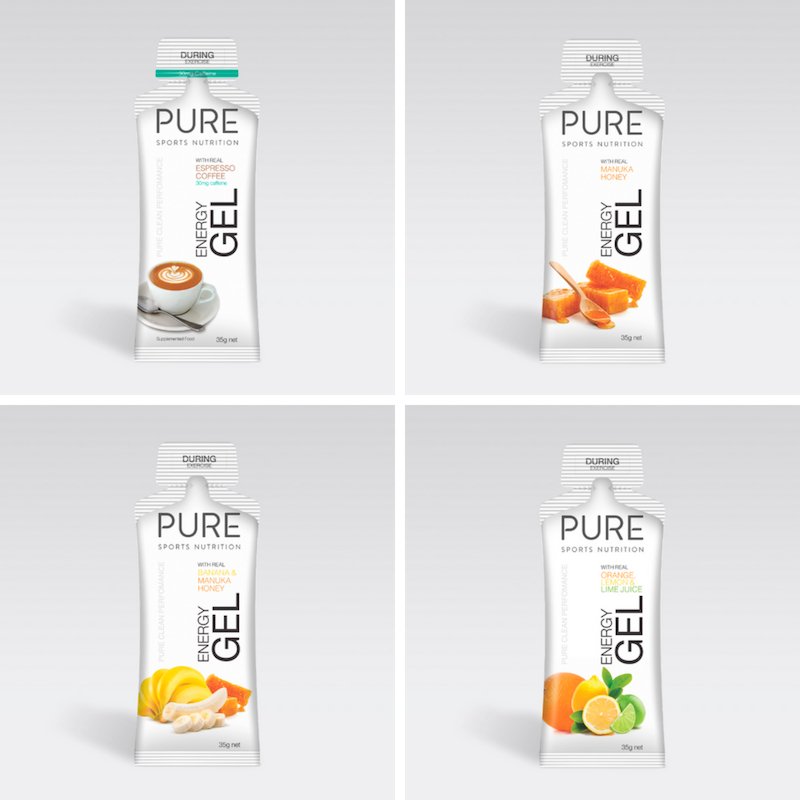 Pure Energy Gels 35g - Gels - Trek, Trail & Fish NZ