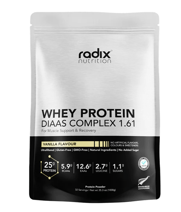 Radix Whey Protein DIASS Complex 1.61 1kg - Trek, Trail & Fish NZ