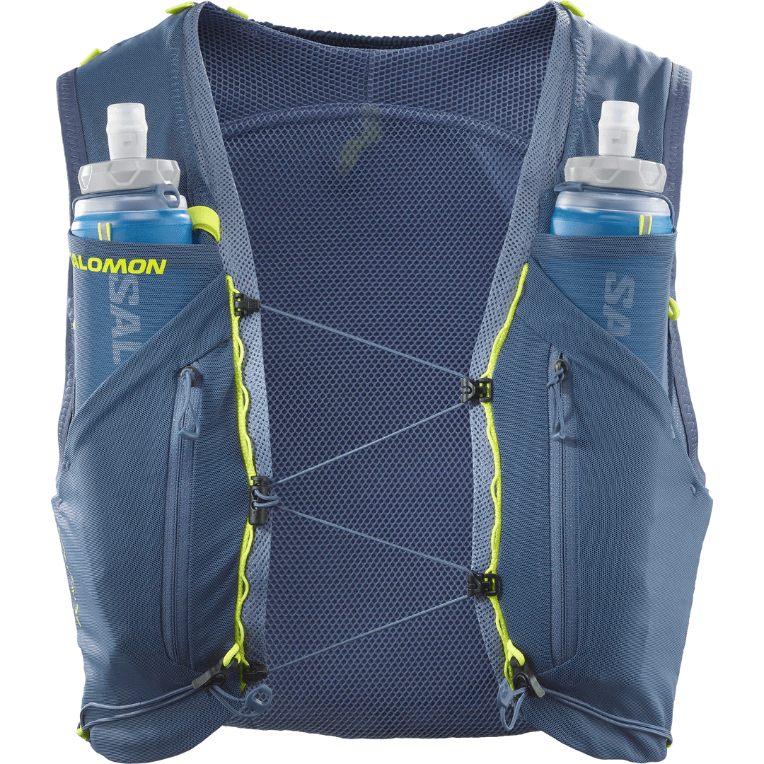 Salomon Adv Skin 12 set with flasks unisex Trek Trail Fish NZ