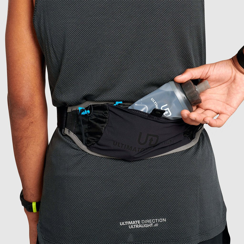 Ultimate Direction Race Belt 6.0 with flask - Carry Belt - Trek, Trail & Fish NZ