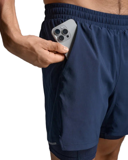 2XU Aero Mesh 2 - in - 1 5inch Shorts - mens - Clothing - Bottoms - Shorts - Trek, Trail & Fish NZ