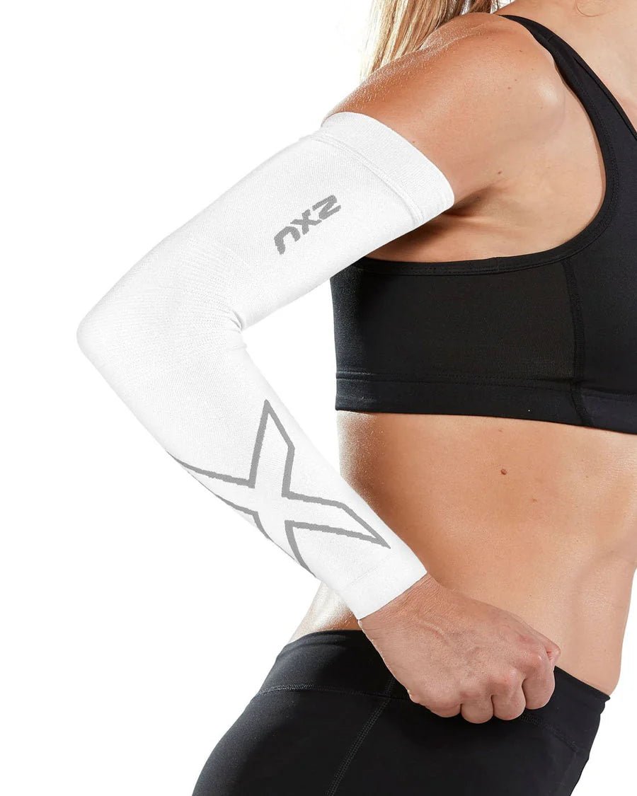 2XU Flex Run Compression Arm Sleeves - Arm Sleeves - Trek, Trail & Fish NZ