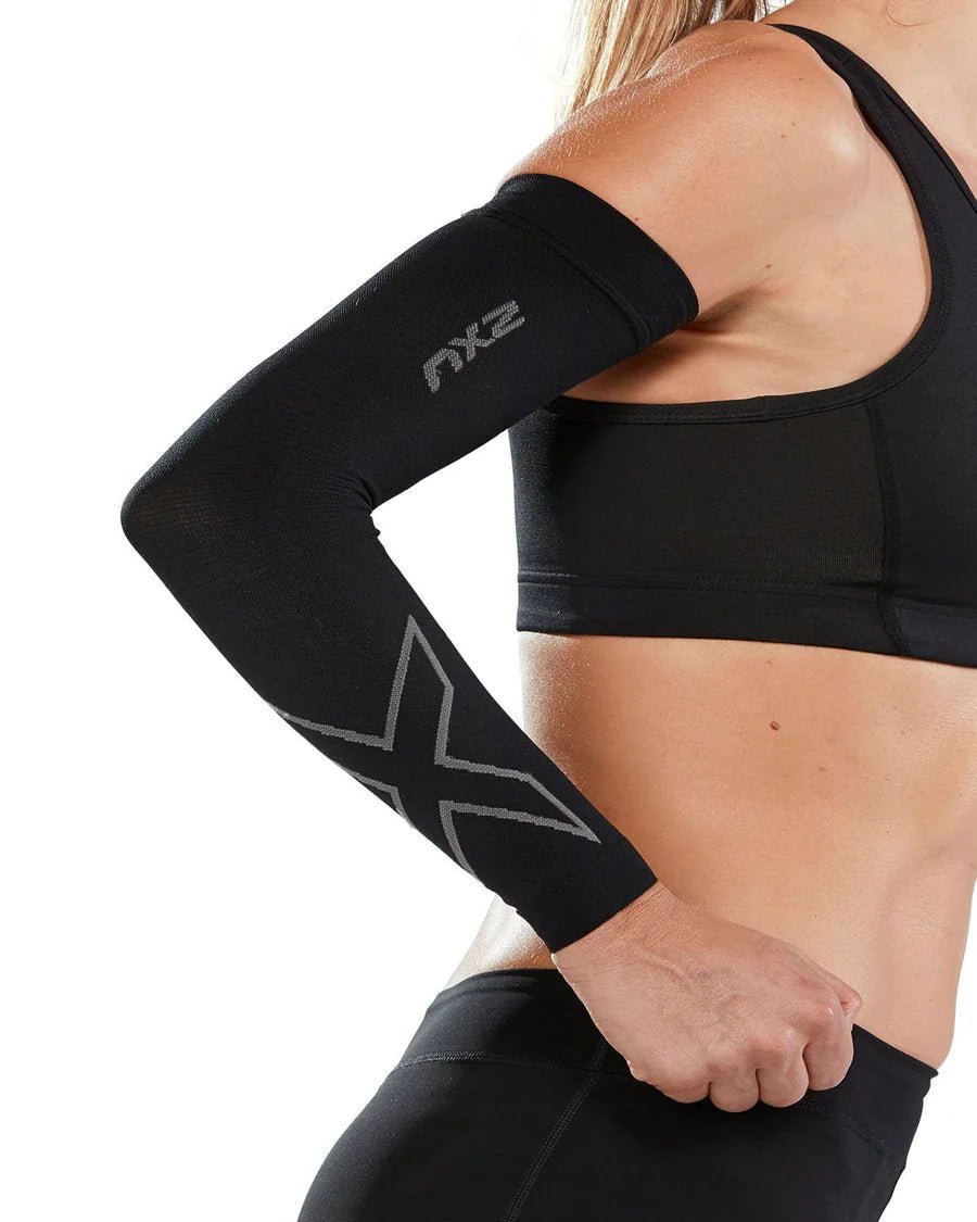 2XU Flex Run Compression Arm Sleeves - Arm Sleeves - Trek, Trail & Fish NZ