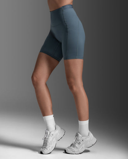 2XU Form Stash Hi - Rise Bike Short with 5 pockets - womens - Shorts - Trek, Trail & Fish NZ