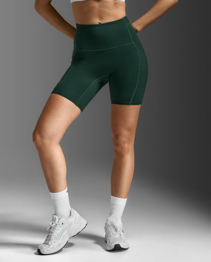 2XU Form Stash Hi - Rise Bike Short with 5 pockets - womens - Shorts - Trek, Trail & Fish NZ