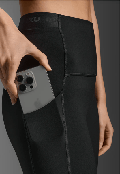 2XU Form Stash Hi - Rise Compression 3/4 Leggings with 5 Pockets - womens - Leggings - Trek, Trail & Fish NZ