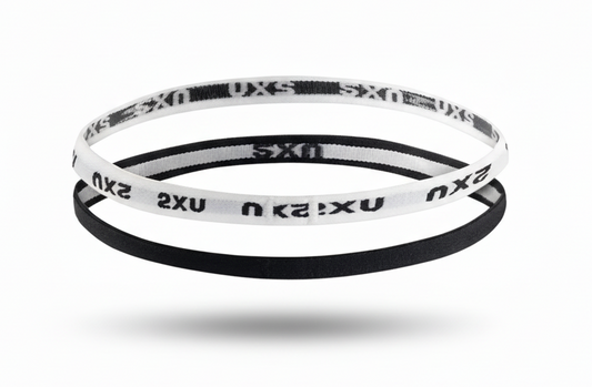 2XU Skinny Headbands 2 pack with white background
