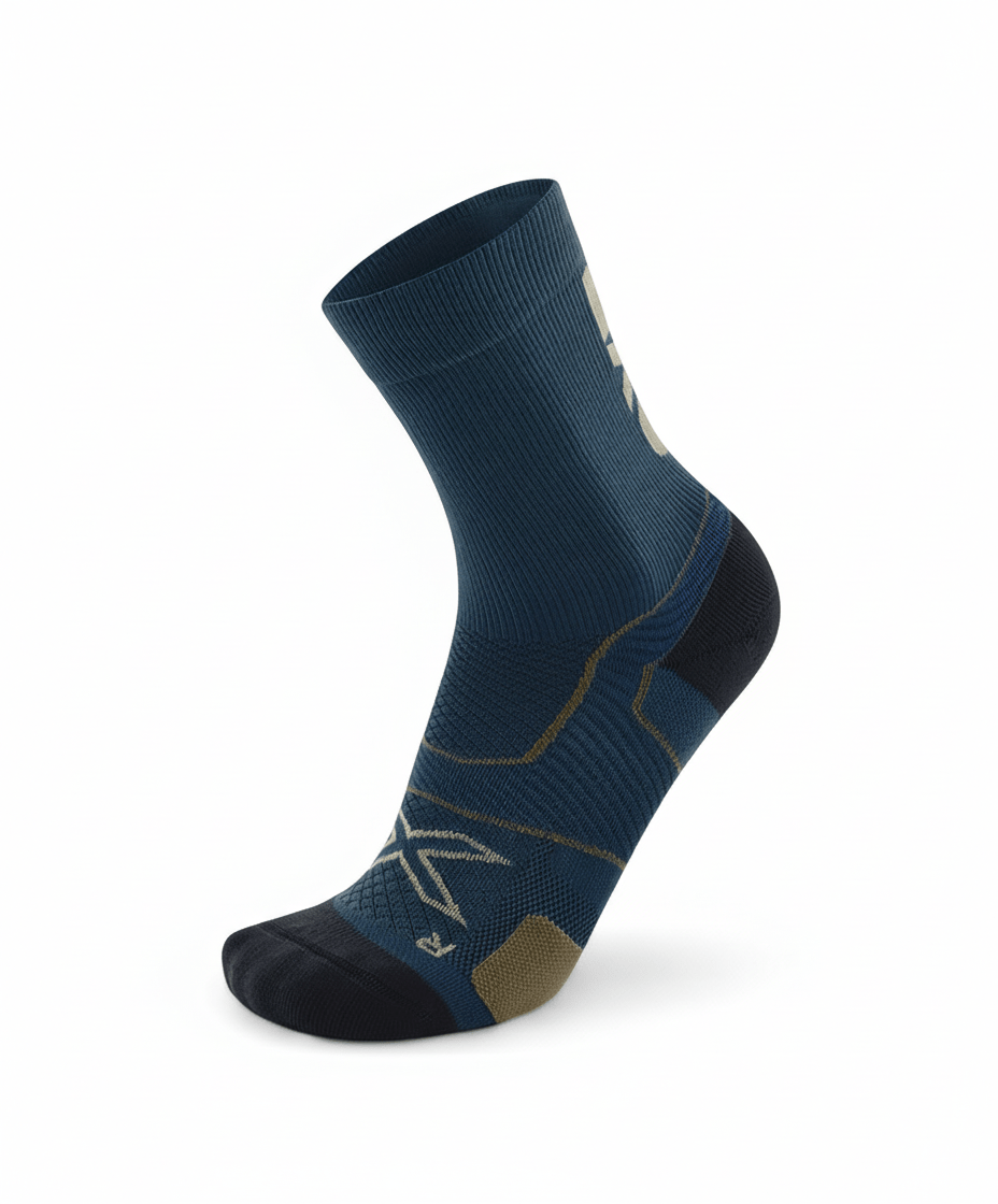 2XU Vectr Cushion Compression Crew Sock - Socks - Trek, Trail & Fish NZ