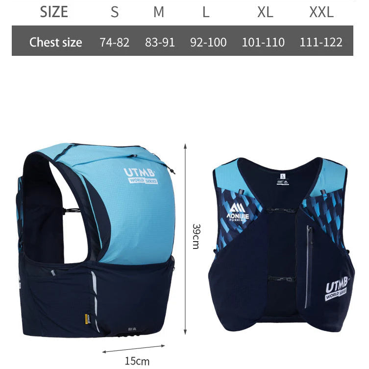 Aonijie 8litre Running Pack - Mont Blanc series