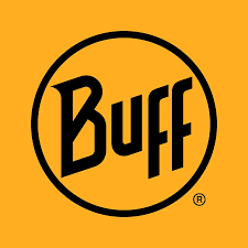 Buff logo on a yellow background