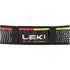 LEKI belt with black, red, and yellow accents on a black background