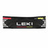 Black Leki waist bag with colorful accents on a black background