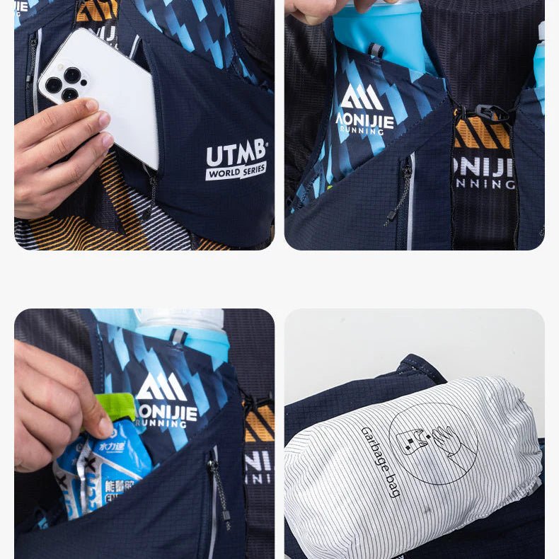 Aonijie 12litre Running Pack - Mont Blanc series - Packs - Hydration Vests - Trek, Trail & Fish NZ