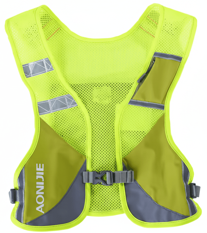 Aonijie High - Vis Reflective Running Vest - Safety - Trek, Trail & Fish NZ
