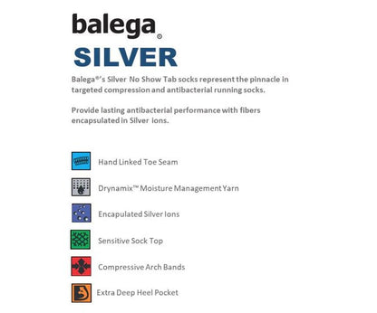 Balega Silver Antimicrobial Socks - Socks - Trek, Trail & Fish NZ