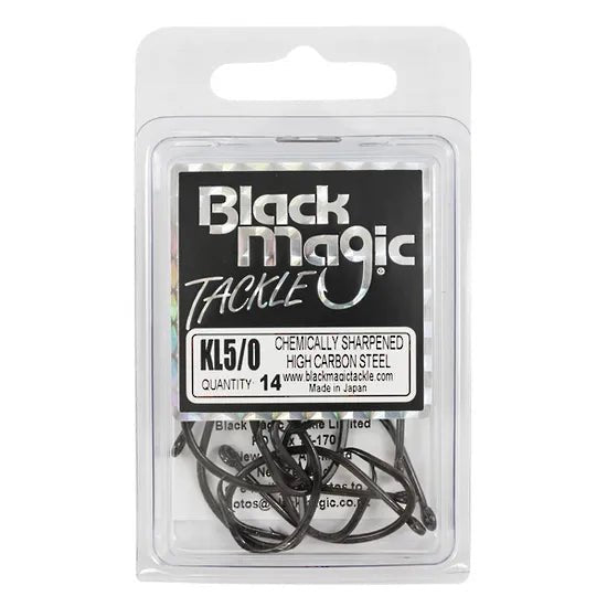 Black Magic KL Black Series - economy pack - Fishing Hooks - Trek, Trail & Fish NZ