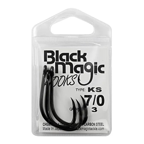 Black Magic KL Black Series - small pack - Fishing Hooks - Trek, Trail & Fish NZ