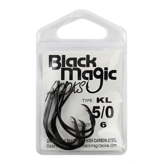 Black Magic KL Black Series - small pack - Fishing Hooks - Trek, Trail & Fish NZ