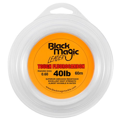 Black Magic Tough Fluorocarbon - Spools - Trek, Trail & Fish NZ