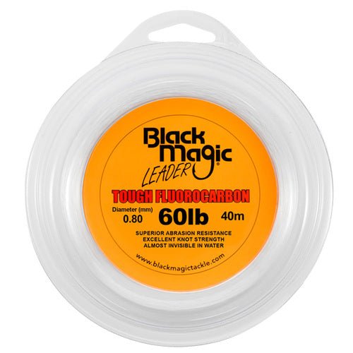 Black Magic Tough Fluorocarbon - Spools - Trek, Trail & Fish NZ