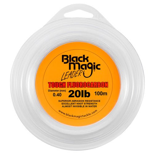 Black Magic Tough Fluorocarbon - Spools - Trek, Trail & Fish NZ