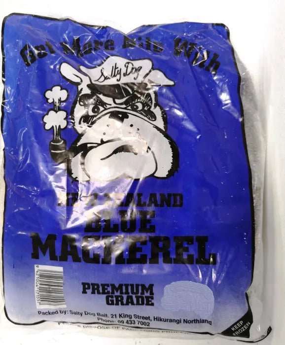 Blue Mackerel - freeflow (in - store only) - Bait - frozen - Trek, Trail & Fish NZ