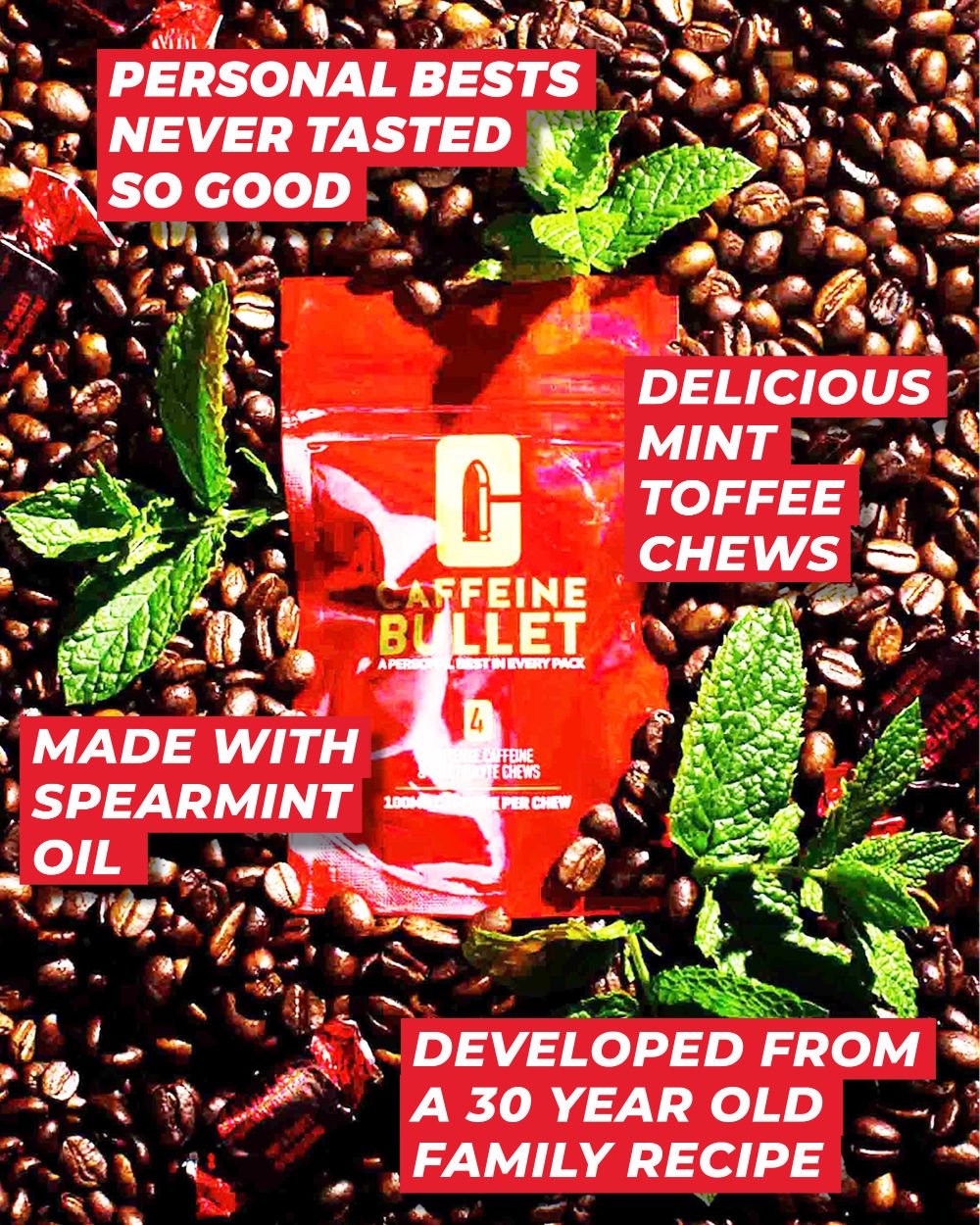 Caffeine Bullet Energy Chews - Nutrition - Gummies - Trek, Trail & Fish NZ