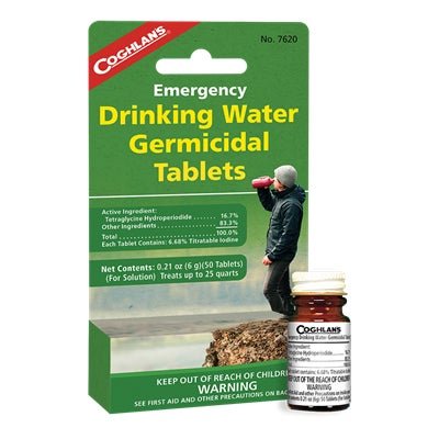 Coghlans Drinking Water Tablets - Cooking Outdoors - Trek, Trail & Fish NZ