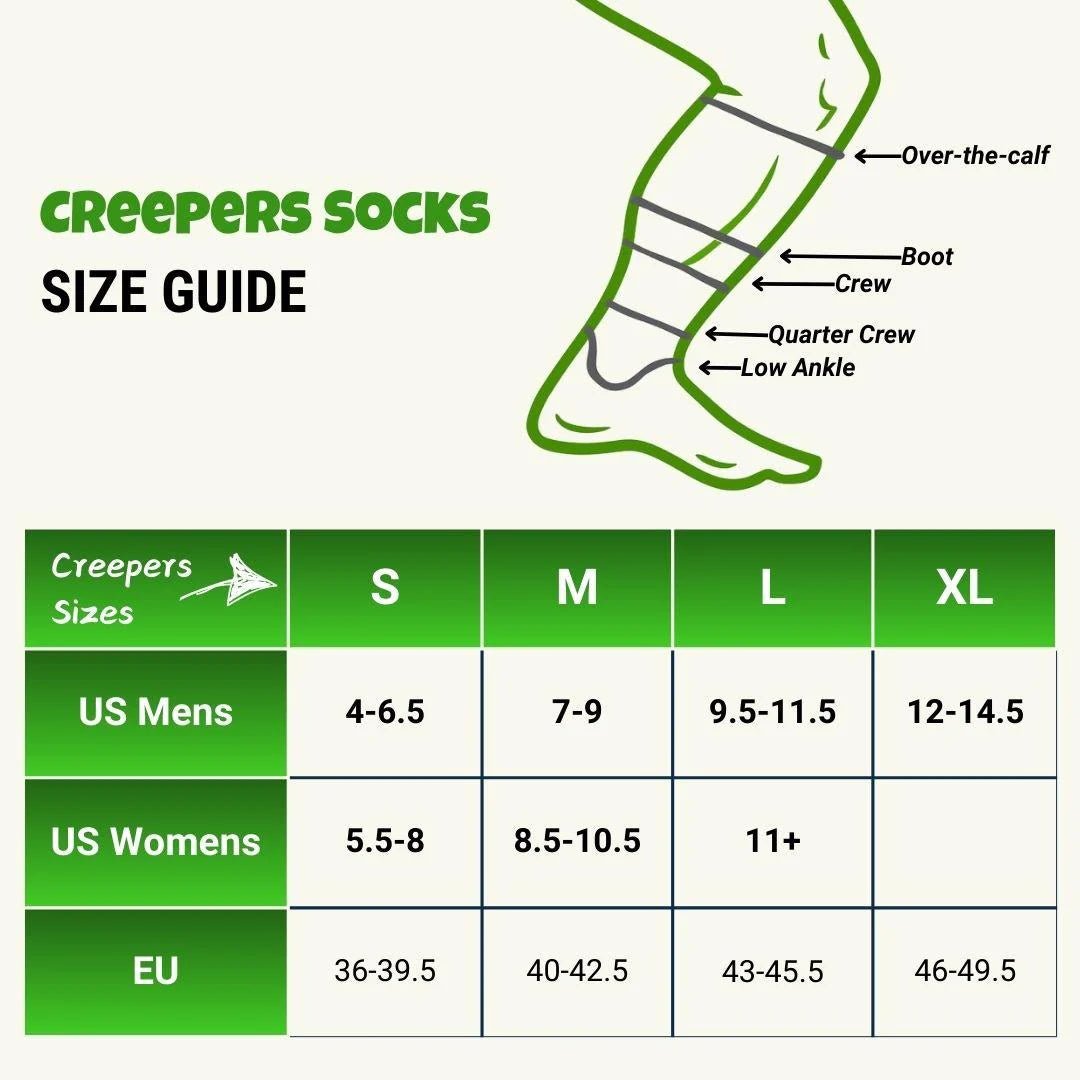 Creepers Merino Toe Socks 2.0 - Quarter Crew - Socks - Trek, Trail & Fish NZ