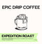 Epic Coffee pre - filled Drip Filters - NEW! - Coffee - Trek, Trail & Fish NZ