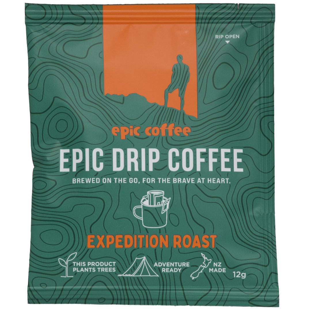 Epic Coffee pre - filled Drip Filters - single serve - Coffee - Trek, Trail & Fish NZ