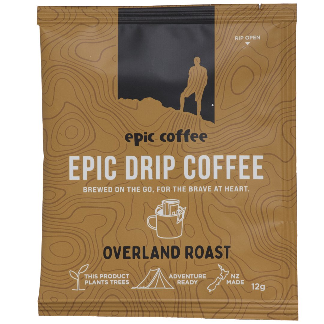 Epic Coffee pre - filled Drip Filters - single serve - Coffee - Trek, Trail & Fish NZ