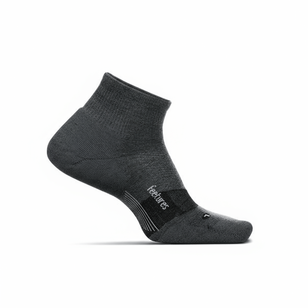 Feetures Merino 10 Max Cushion - quarter length - Socks - Trek, Trail & Fish NZ