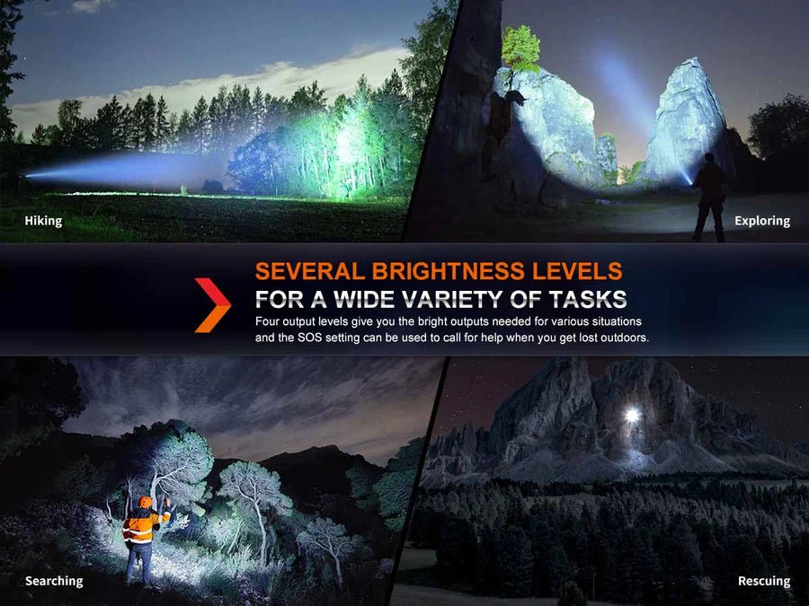 Fenix Flashlight HT18R - 2800 lumens - long distance - Torches - Trek, Trail & Fish NZ