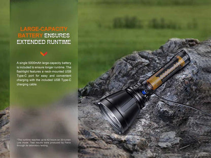 Fenix Flashlight HT18R - 2800 lumens - long distance - Torches - Trek, Trail & Fish NZ