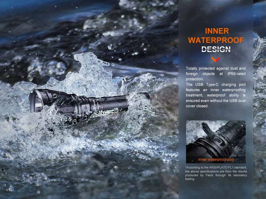 Fenix Flashlight HT18R - 2800 lumens - long distance - Torches - Trek, Trail & Fish NZ