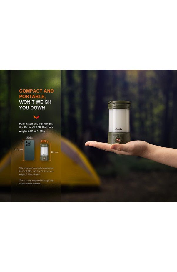 Fenix Lantern CL26 Pro - 650 lumens - Lantern - Trek, Trail & Fish NZ