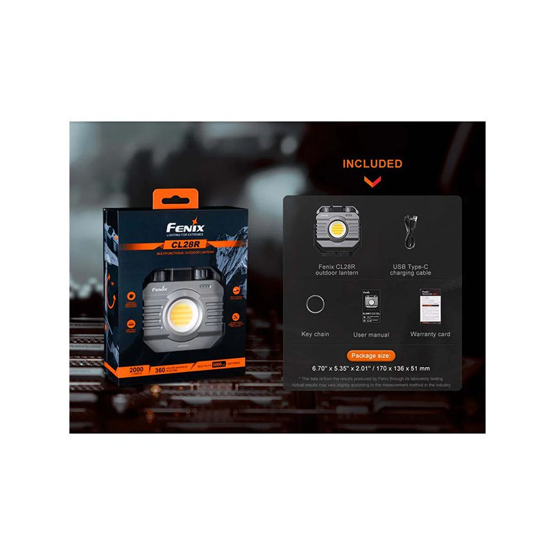 Fenix Lantern CL8R (2000 lumens) - Lantern - Trek, Trail & Fish NZ