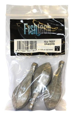 Fishtech Reef Sinker - Sinkers - Trek, Trail & Fish NZ