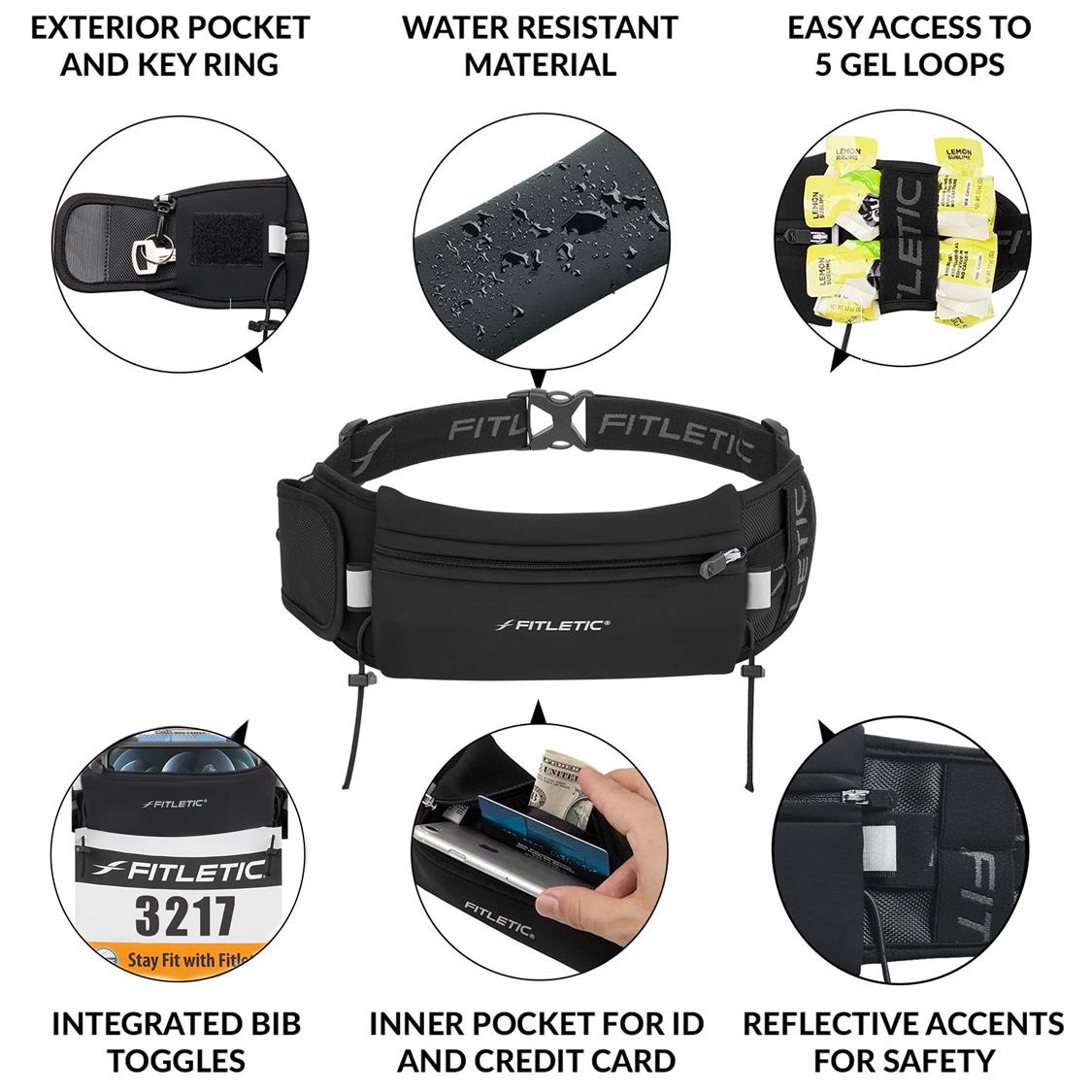 Fitletic Ultimate 2 Running Belt - Carry Belt - Trek, Trail & Fish NZ