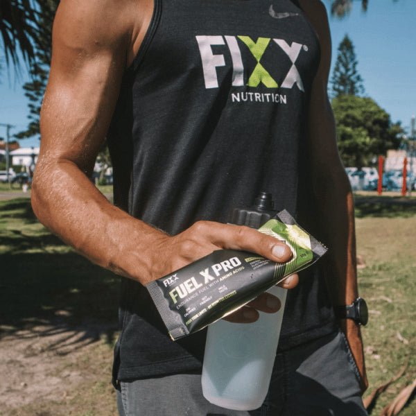 FIXX Fuel X Pro End drink mix 55g - single serve - Drink Mix - Trek, Trail & Fish NZ