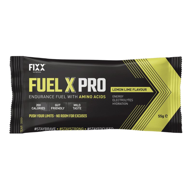 FIXX Fuel X Pro End drink mix 55g - single serve - Drink Mix - Trek, Trail & Fish NZ