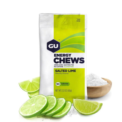 Gu Energy Chews - two serves or 16 chews per packet - Gummies - Trek, Trail & Fish NZ
