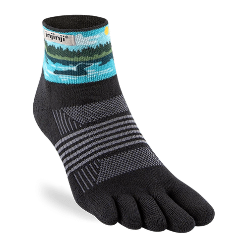 Injinji Artist - Designed Trail Mini - Crew - mens - Socks - Trek, Trail & Fish NZ