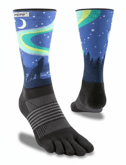 Injinji Performance Artist Designed Trail Crew Socks - womens - Socks - Trek, Trail & Fish NZ