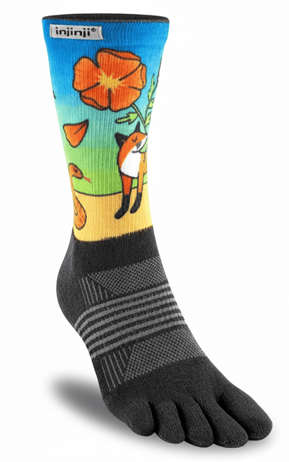 Injinji Performance Artist Designed Trail Crew Socks - womens - Socks - Trek, Trail & Fish NZ